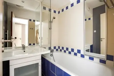 Salle de bains dans l'établissement GuestReady - Studio cosy près du métro