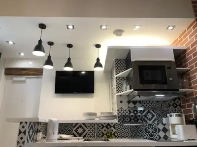 Cuisine ou kitchenette dans l'établissement Appartement Aix, Neuf tout équipé