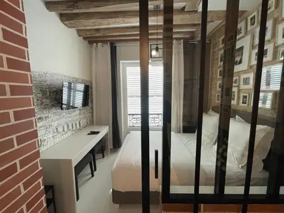 Télévision ou salle de divertissement dans l'établissement Appartement Aix, Neuf tout équipé