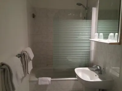 Salle de bains dans l'établissement D'win