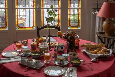 Nourriture dans le B&B/chambre d'hôtes ou à proximité