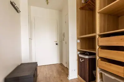 Plan de l'établissement Superbe Studio à 2 Stations de Paris Centre 15min à pied du Stade de France