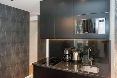 Cuisine ou kitchenette dans l'établissement Odéon - Notre Dame Paris Climatisé-Wifi