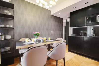 Cuisine ou kitchenette dans l'établissement Odéon - Notre Dame Paris Climatisé-Wifi