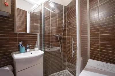 Salle de bains dans l'établissement Beautiful Apartment In The Heart Of Paris