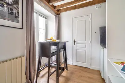 Télévision ou salle de divertissement dans l'établissement The Perfect Studio in the Heart of Paris (5M)