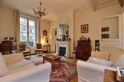 Coin salon dans l'établissement 207535 - Appartement 4 personnes Champ de Mars