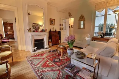 Coin salon dans l'établissement 207535 - Appartement 4 personnes Champ de Mars