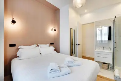 Un ou plusieurs lits dans un hébergement de l'établissement Pick A Flat's Apartment in Reuilly-Diderot - Rue Claude Tillier
