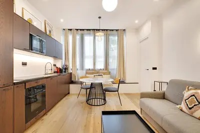 Cuisine ou kitchenette dans l'établissement Pick A Flat's Apartment in Reuilly-Diderot - Rue Claude Tillier