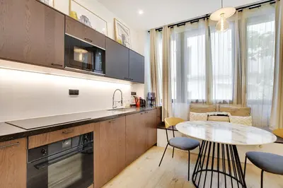Cuisine ou kitchenette dans l'établissement Pick A Flat's Apartment in Reuilly-Diderot - Rue Claude Tillier