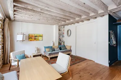 Coin salon dans l'établissement GuestReady - Apt in the heart of Latin Quarter