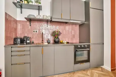 Cuisine ou kitchenette dans l'établissement NEW Eiffel Tour ! Splendid Apartments in the Heart of Paris