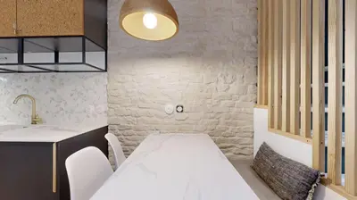 Un ou plusieurs lits dans un hébergement de l'établissement 194 Suite Maison parisienne