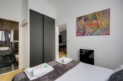 Un ou plusieurs lits dans un hébergement de l'établissement 195 Suite Royal - Superb apartment in Paris