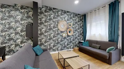 Coin salon dans l'établissement 195 Suite Royal - Superb apartment in Paris