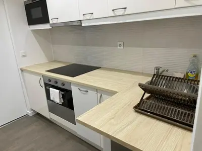 Cuisine ou kitchenette dans l'établissement Studio 4P Calme/Full Equipped/Charonne/PereLachese