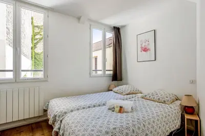 Un ou plusieurs lits dans un hébergement de l'établissement Appartement Caldère - Welkeys
