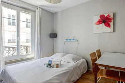 Un ou plusieurs lits dans un hébergement de l'établissement Appartement Caldère - Welkeys