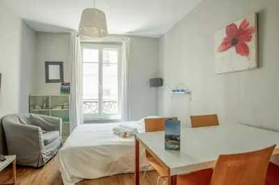 Un ou plusieurs lits dans un hébergement de l'établissement Appartement Caldère - Welkeys
