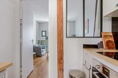 Cuisine ou kitchenette dans l'établissement Appartement Caldère - Welkeys