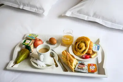 Nourriture dans l'hôtel ou à proximité