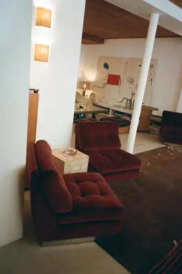 Coin salon dans l'établissement Hôtel Massé