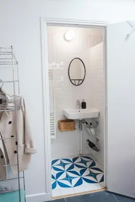 Salle de bains dans l'établissement L'atelier de Luc, Paris 20eme
