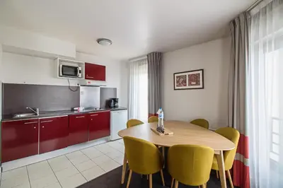 Cuisine ou kitchenette dans l'établissement Appart’City Confort Paris Villejuif