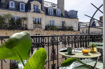 Balcon ou terrasse dans l'établissement Hotel Lejolly - ex Avalon Cosy
