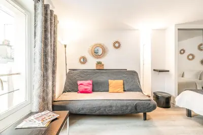Un ou plusieurs lits dans un hébergement de l'établissement Chatelet Flat
