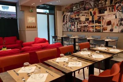 Coin salon dans l'établissement Hotel Geoffroy Marie Opéra