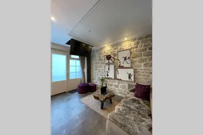 Télévision ou salle de divertissement dans l'établissement Tiny Gallery Paris Gare Montparnasse
