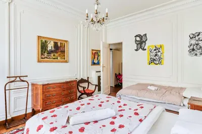 Un ou plusieurs lits dans un hébergement de l'établissement Appartement Carpette - Welkeys