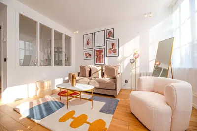 Coin salon dans l'établissement MBM - LOFT MARAIS