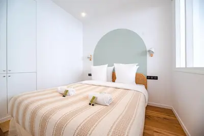 Un ou plusieurs lits dans un hébergement de l'établissement MBM - LOFT MARAIS