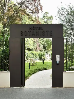 Jardin de l'établissement Hôtel Botaniste