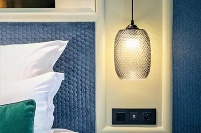 Un ou plusieurs lits dans un hébergement de l'établissement Hôtel Veryste & Spa Paris