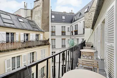 Balcon ou terrasse dans l'établissement Pick A Flat's Apartments in Opéra Saint Lazarre - Rue de l'Isly