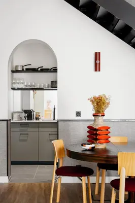 Cuisine ou kitchenette dans l'établissement Edgar Suites Notre-Dame - Lagrange