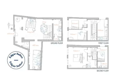 Plan de l'établissement Edgar Suites Notre-Dame - Lagrange