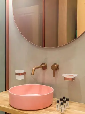 Salle de bains dans l'établissement Pink & Wood cocoon