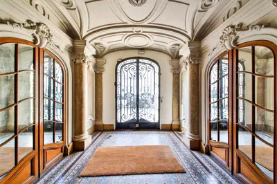 Un ou plusieurs lits dans un hébergement de l'établissement #Arc DeTriomphe #Trocadero #Style Haussmanien#AC