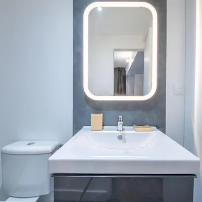 Salle de bains dans l'établissement New Apt Near Bois de Vincennes - 2 Persons