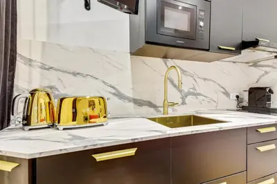 Cuisine ou kitchenette dans l'établissement 206 Suite Hermès - Superb apartment in Paris
