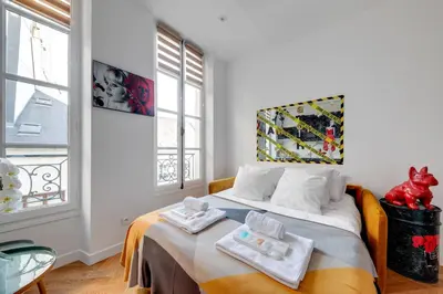 Un ou plusieurs lits dans un hébergement de l'établissement 208 Suite Guerlain - Superb apartment in Paris
