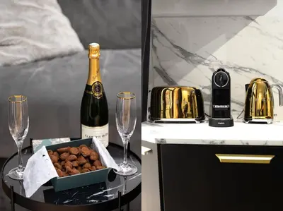 Boissons dans l'établissement 214 Suite Vuitton - Superb Apartment in Paris