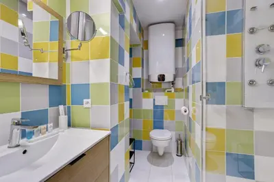 Salle de bains dans l'établissement 215 Suite Esprit Nature - Superb apartment