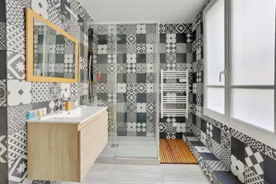 Salle de bains dans l'établissement 215 Suite Esprit Nature - Superb apartment
