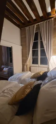 Un ou plusieurs lits dans un hébergement de l'établissement High Stay Saint Germain de Pres Paris 6